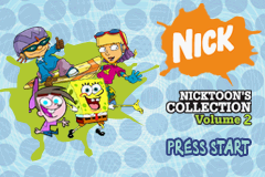 Game Boy Advance Video - Nicktoons Collection - Volume 2 Title Screen